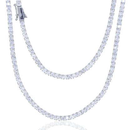 Collier chaîne tennis