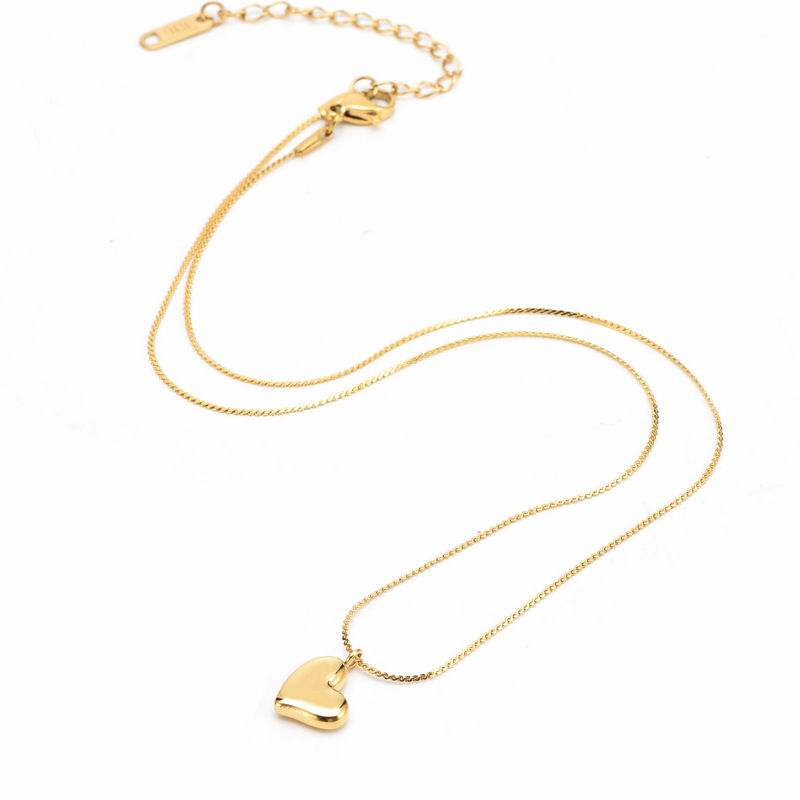 Collier cœur doré Dorothea