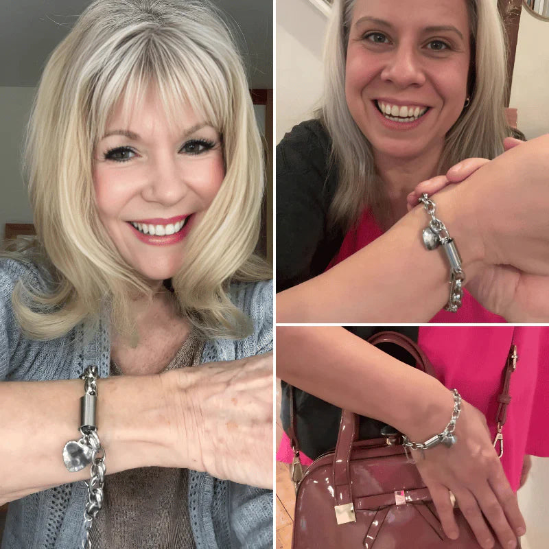 Bracelet Heartened Chunky | Or Blanc