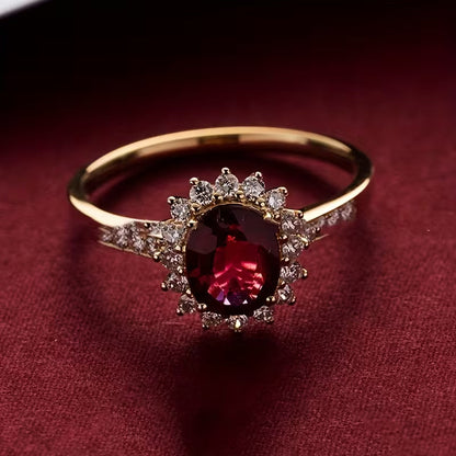 Empress Bague Rouge | Or