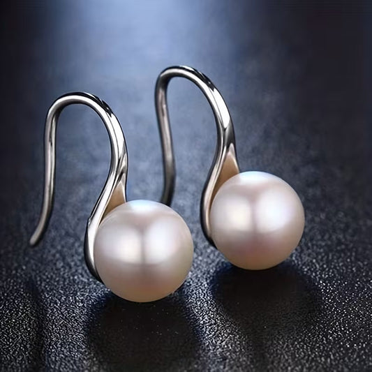 Boucles d'oreilles élégantes en perle