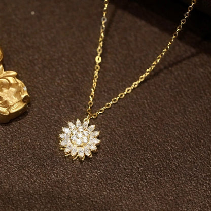 Collier tournant tournesol