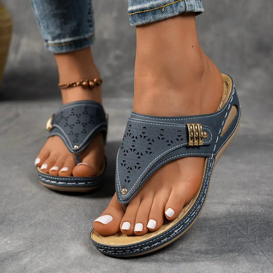 Paula – Sandales vintage avec design artisanal ethnique pour femme
