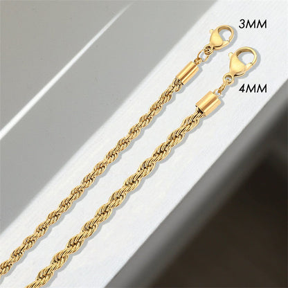 Collier chaîne tressée Olivia