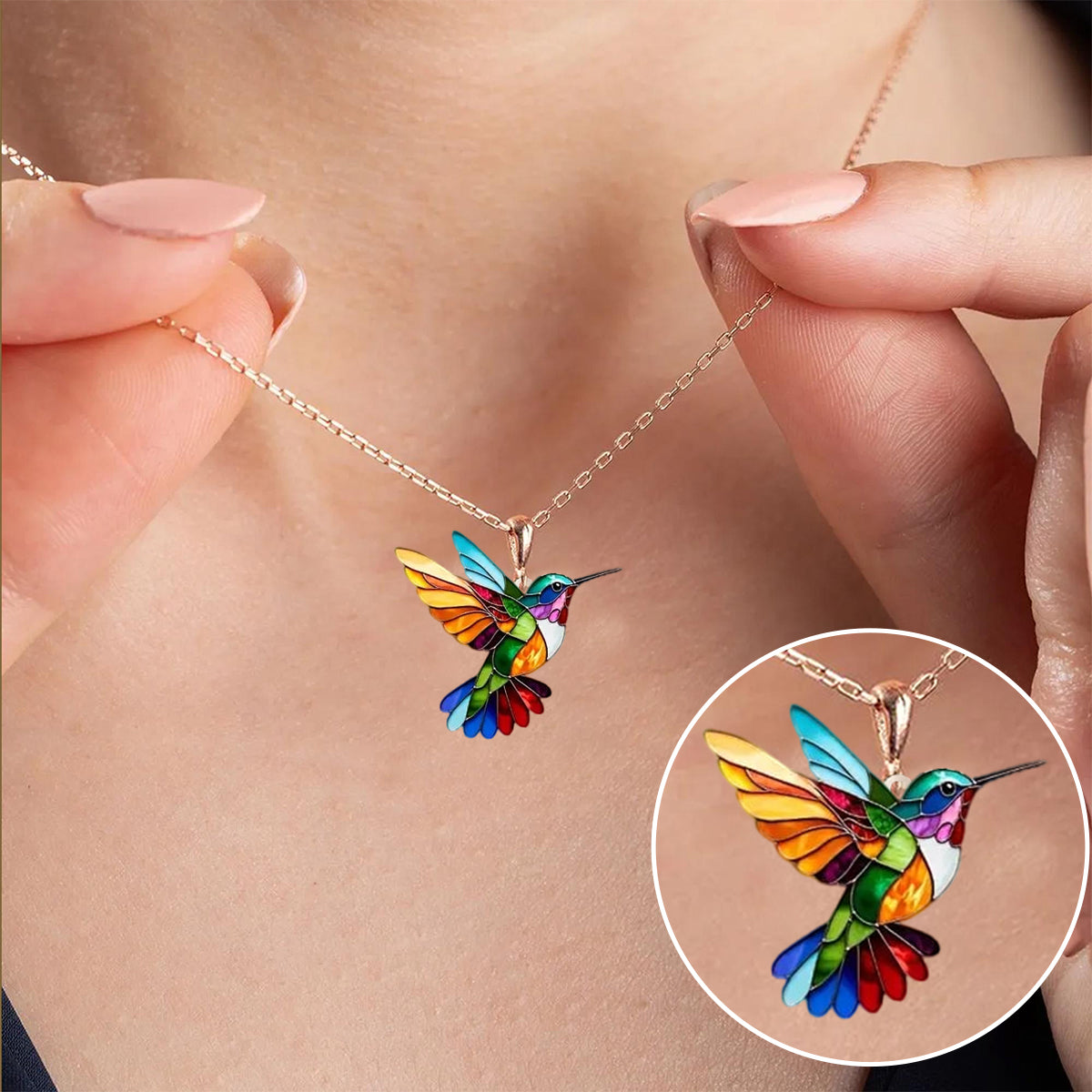 Magnifique Collier Colibri avec Boucles d'oreilles Offertes – Offre à Durée Limitée