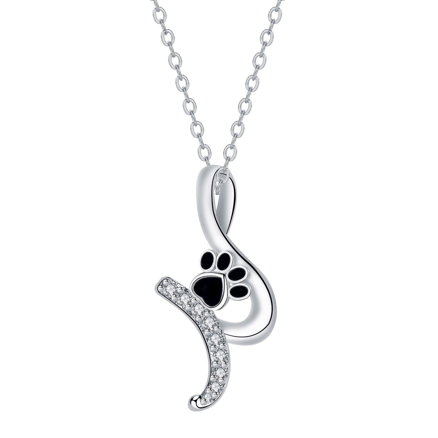 Collier Pendentif Empreinte Patte Mignon