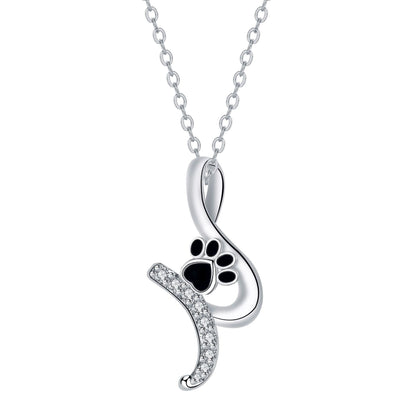 Collier Pendentif Empreinte Patte Mignon