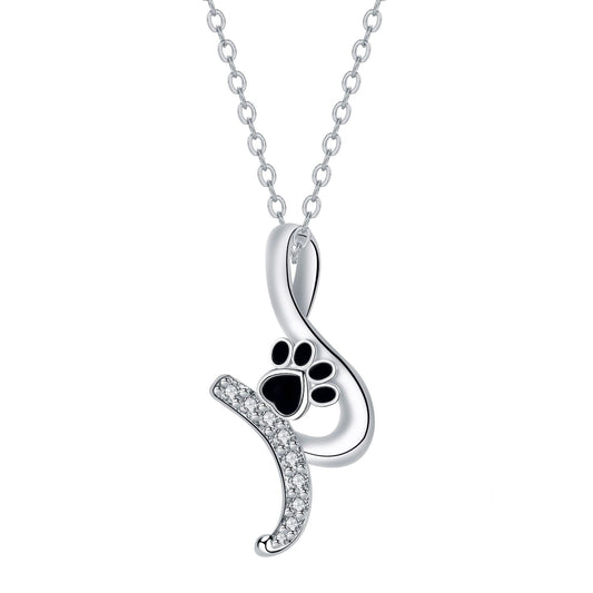 Collier Pendentif Empreinte Patte Mignon