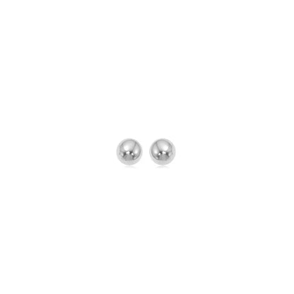 Boucles d'oreilles Have a ball studs | Or Blanc