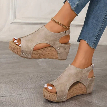 Tina – Sandales à coin super confortables pour femme