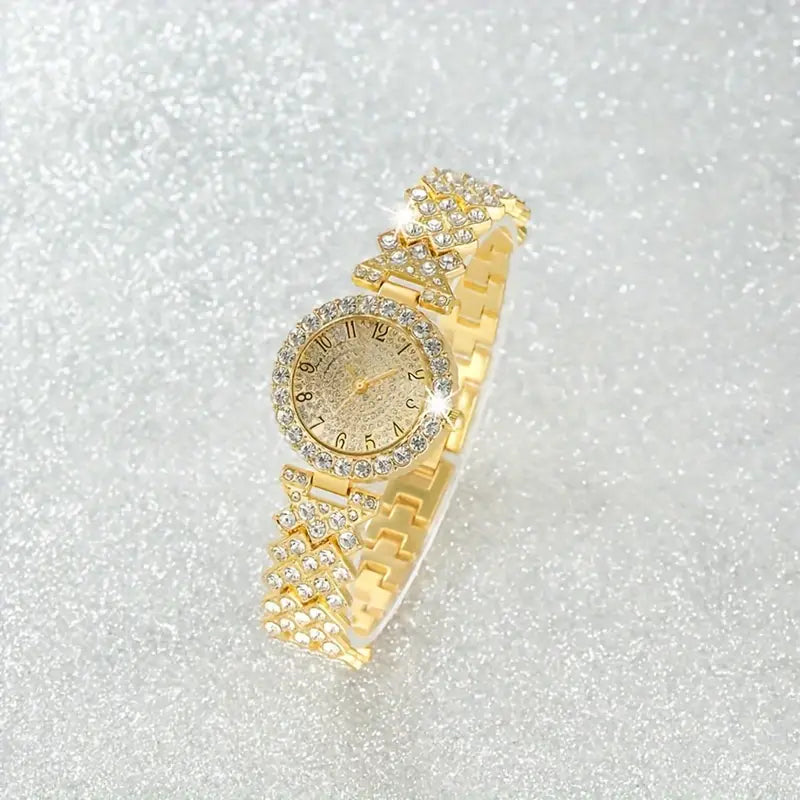 Set Montre et Bracelet Luxe Radiance | Or