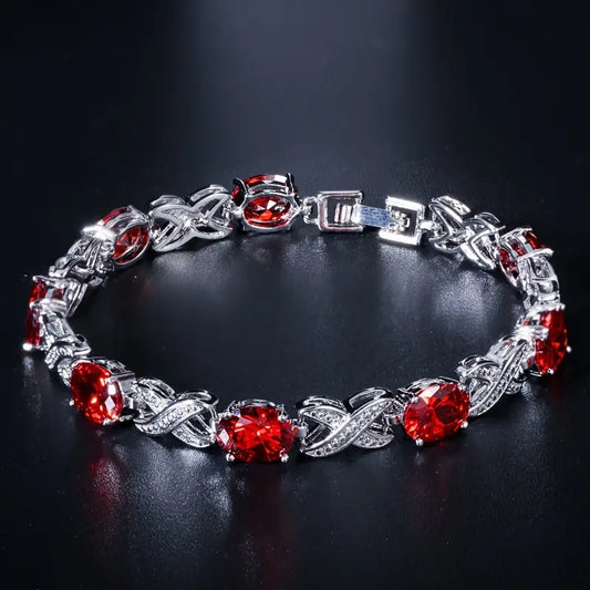 Alendra Flameaux Bracelet | Or Blanc