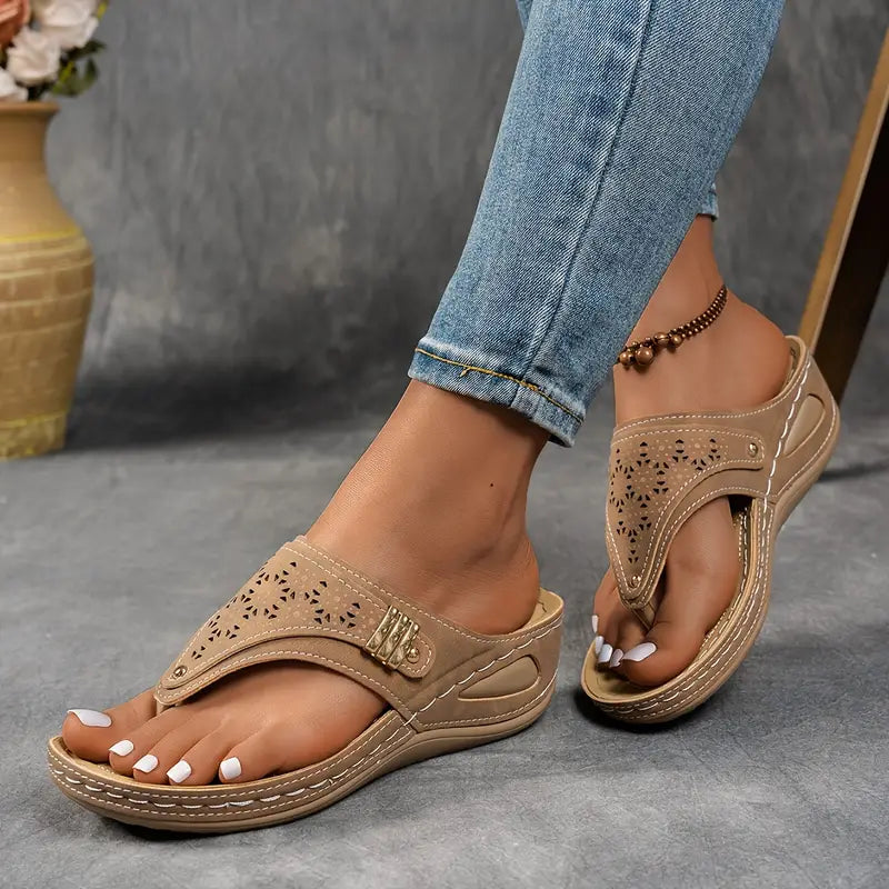 Paula – Sandales vintage avec design artisanal ethnique pour femme