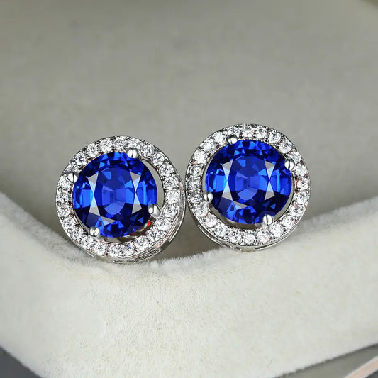 Boucles d'oreilles Lucia Celestine | Or Blanc
