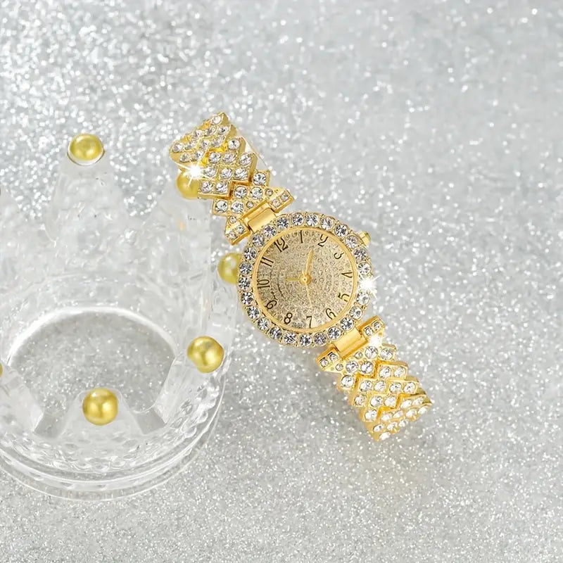 Set Montre et Bracelet Luxe Radiance | Or