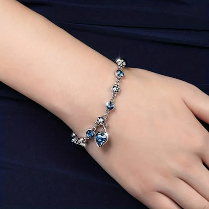 Bracelet Ocean Heart Glow | Or Blanc