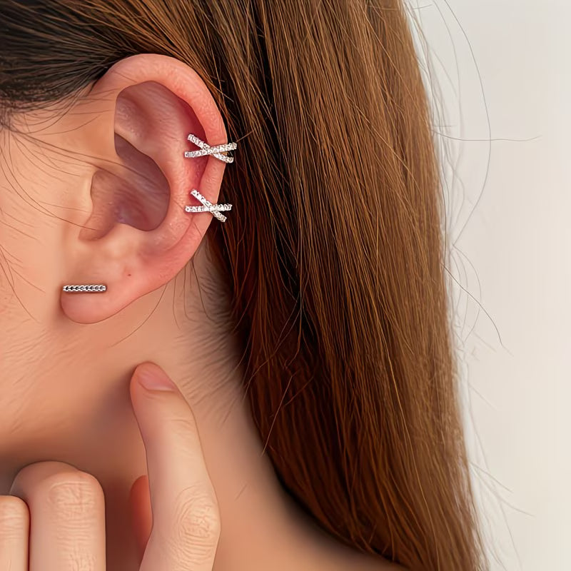Bracelet d'oreille Croix sans perçage