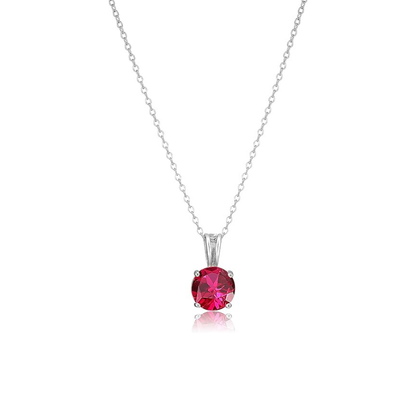 Ruby Infinity Bracelet | Or Blanc