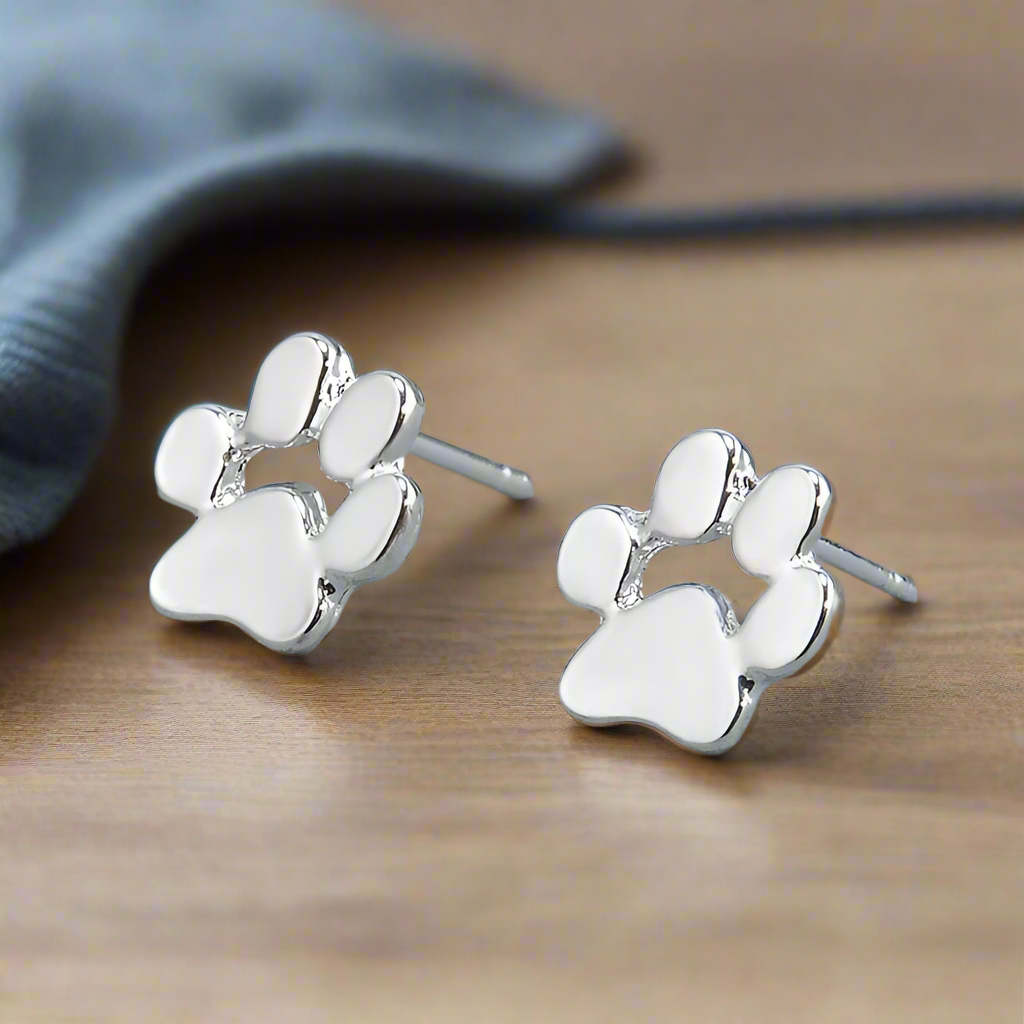 Boucles d'oreilles Patte Hypoallergéniques – En Acier Inoxydable