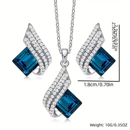 Parure de bijoux Brienne Solazure | Or Blanc