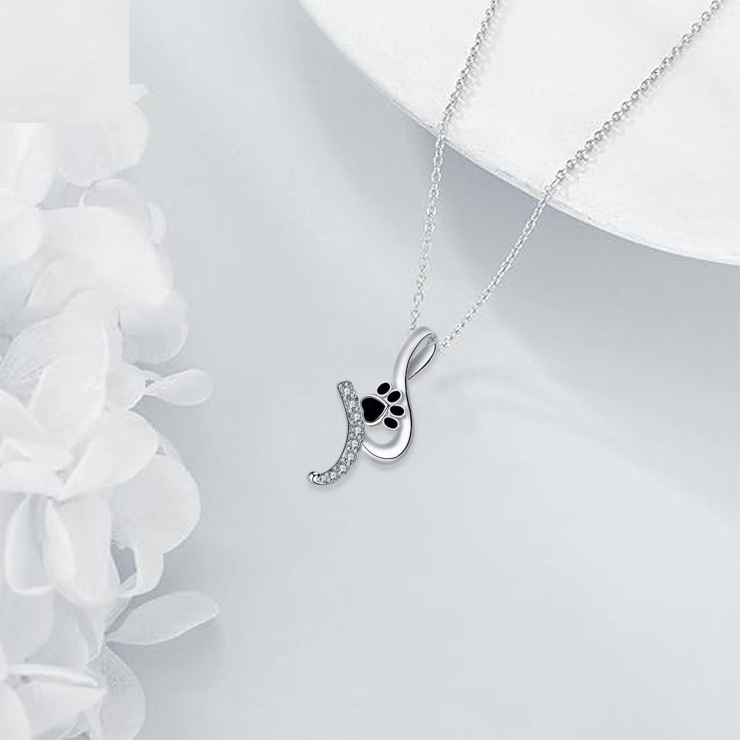 Collier Pendentif Empreinte Patte Mignon