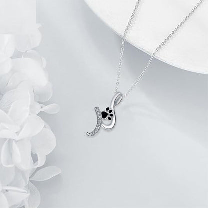 Collier Pendentif Empreinte Patte Mignon