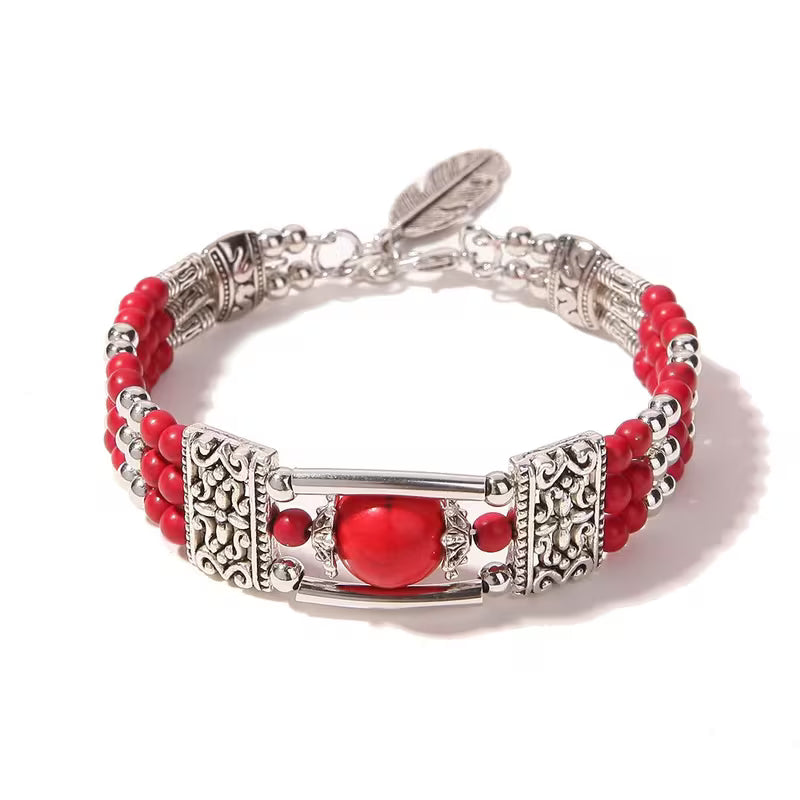 Bracelet en pierre naturelle bohème