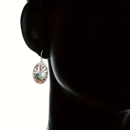 Boucles d'oreilles Libellule en Nacre – Symbole de Renouveau et de Grâce