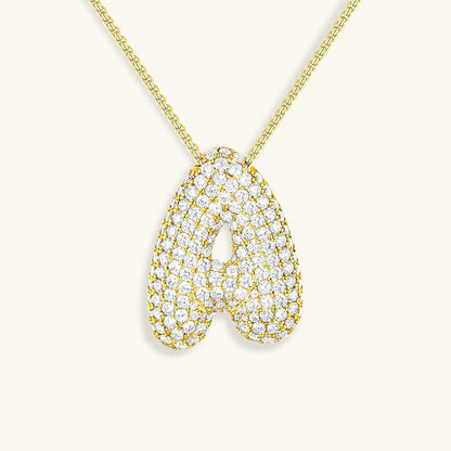Collier initiale avec bulles Hailey