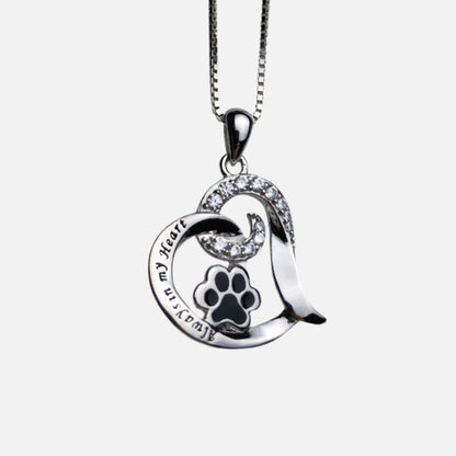 Collier Commémoratif Chien Élégant – Acier Inoxydable