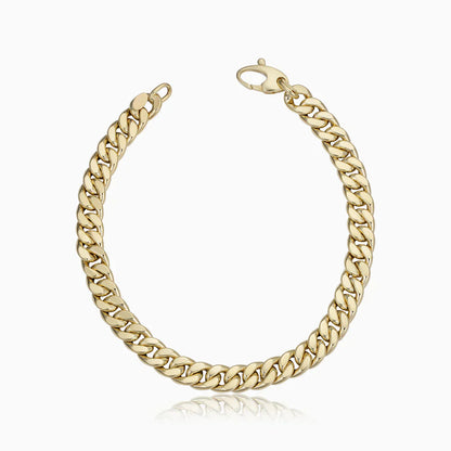 Bracelet Cubain Estate | Or Blanc