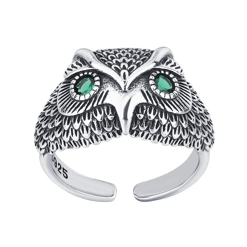 Bague Hibou Argent Sterling