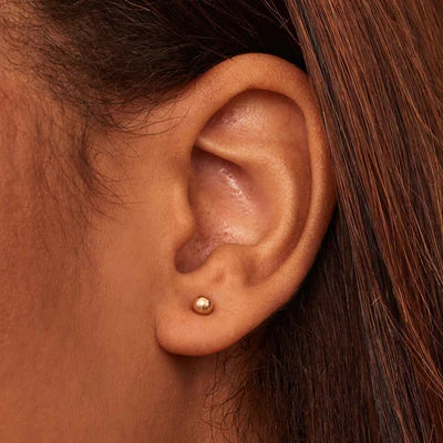 Boucles d'oreilles Have a ball studs | Or Blanc