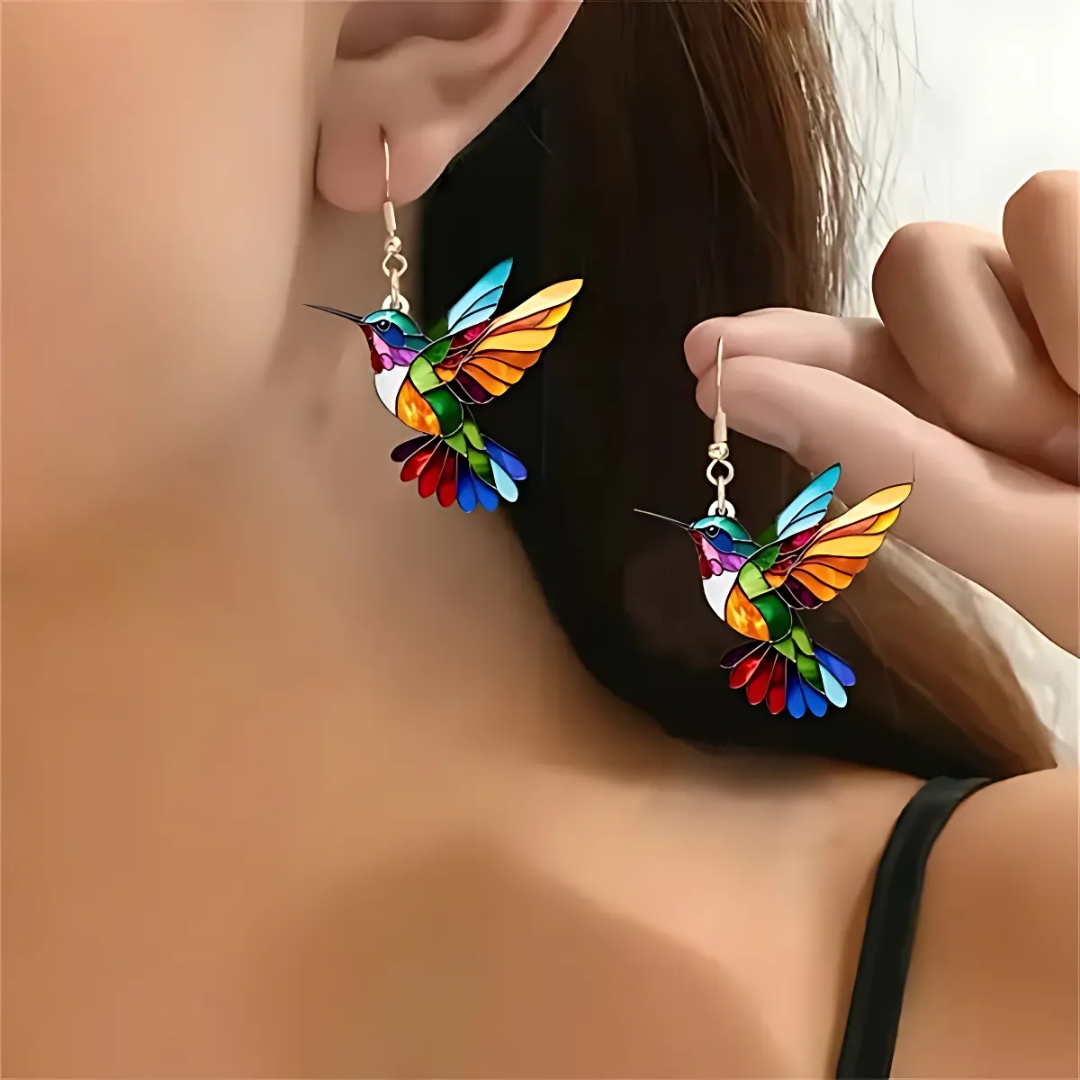 Magnifique Collier Colibri avec Boucles d'oreilles Offertes – Offre à Durée Limitée