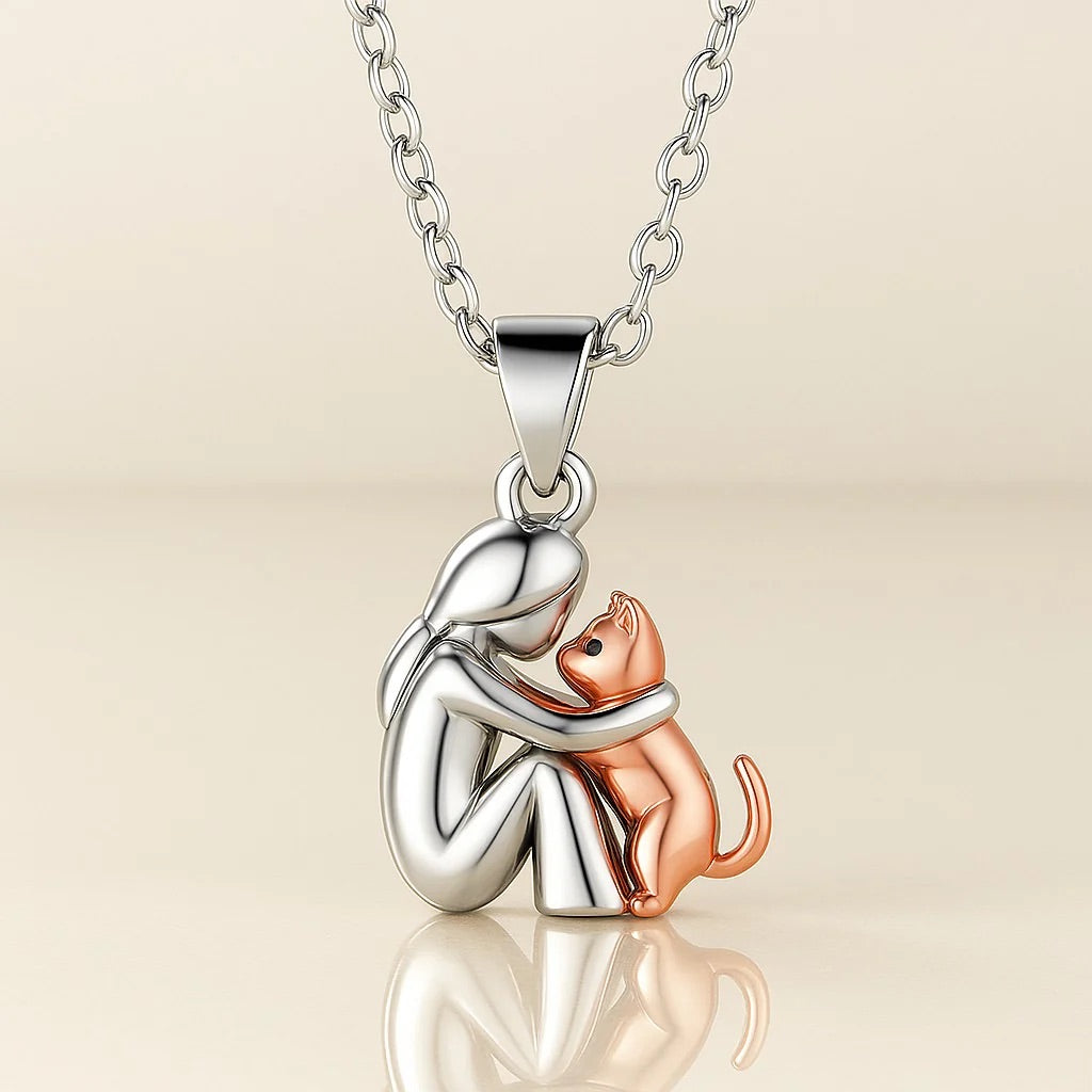 Collier Pendentif Câlin Chat
