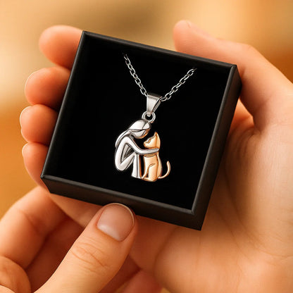 Collier Pendentif Câlin Chat