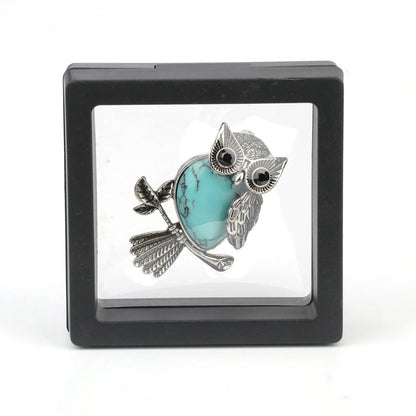 Collier Pendentif Sagesse Hibou Cristal