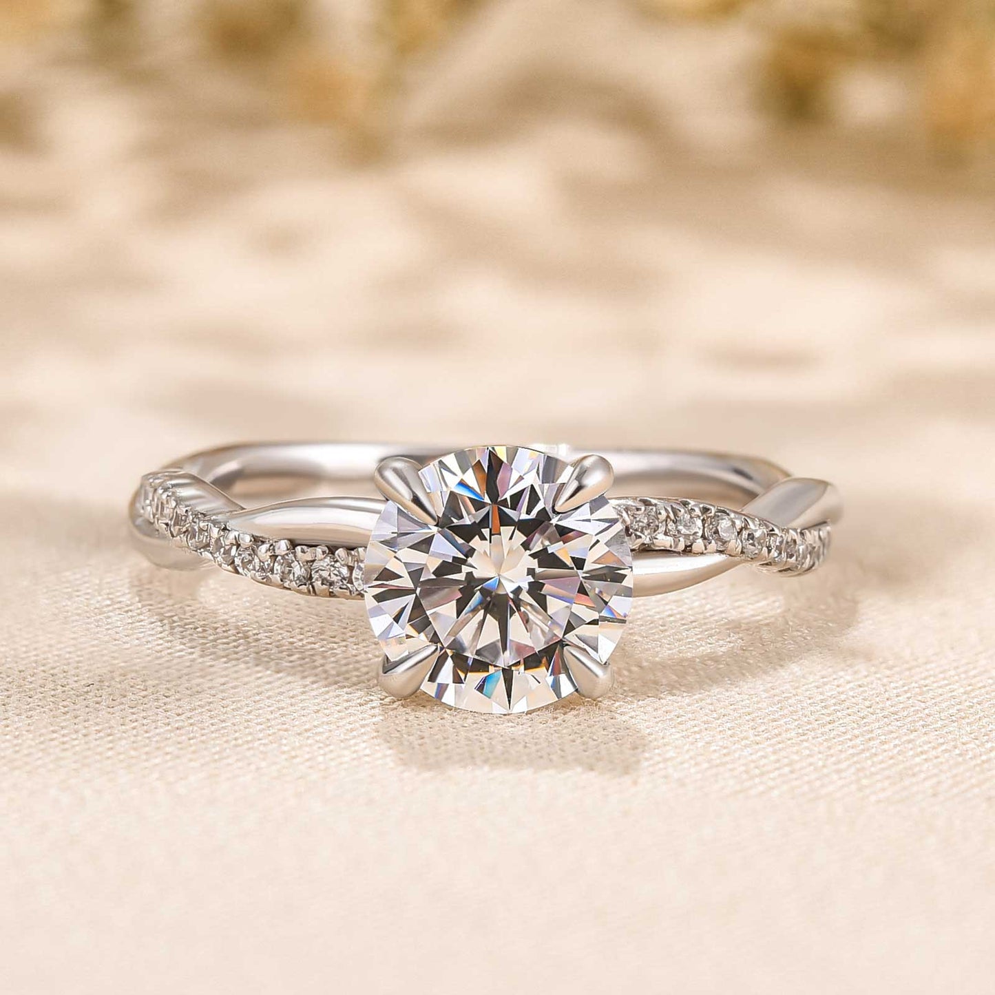 Bague Le Jane | Or Blanc