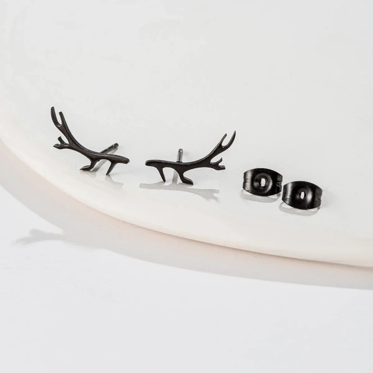 Boucles d'oreilles Fines Bois de Cerf