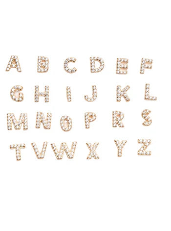 Boucle d'oreille Initial 1 pièce | Or