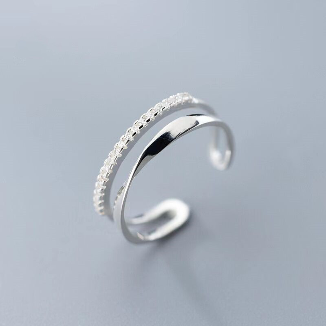 Bague En Argent Reglable
