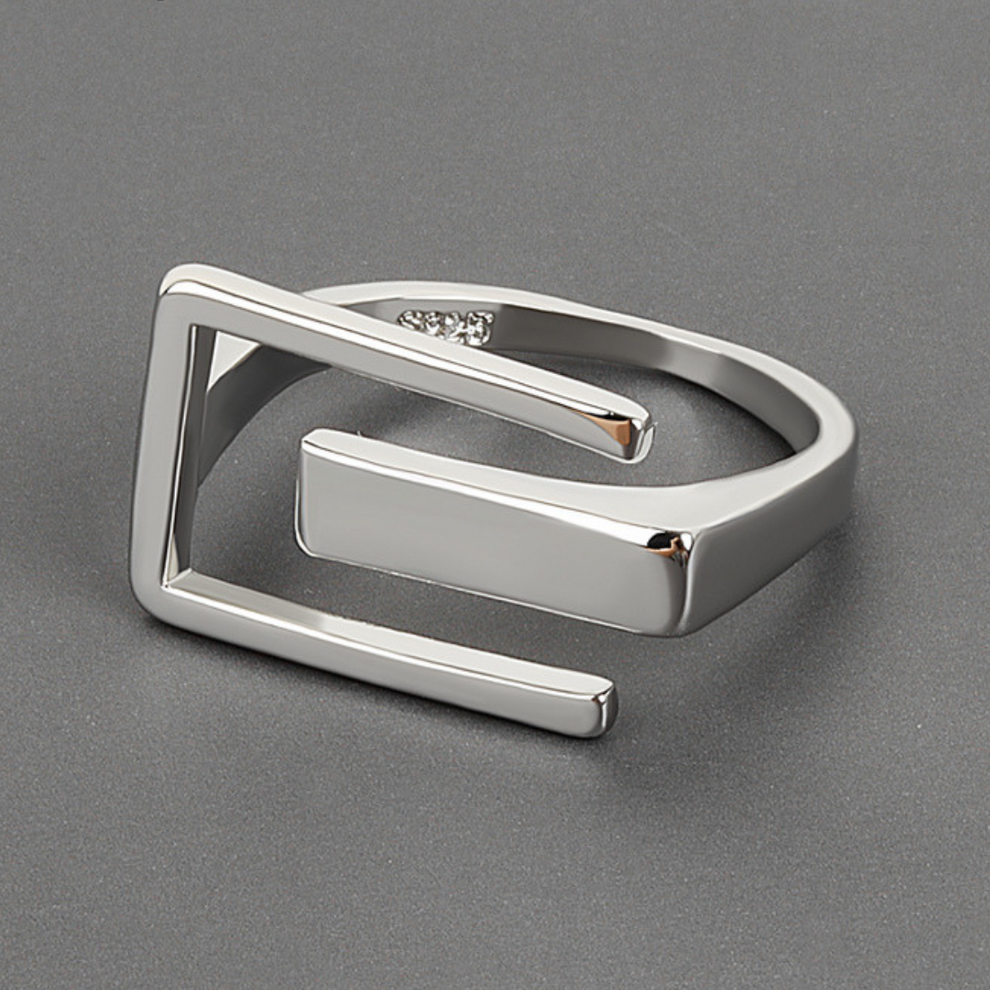 Bague En Argent Reglable