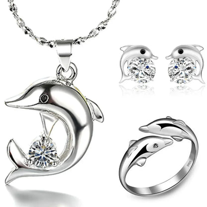Coffret Bijou Dauphin Argent Sterling