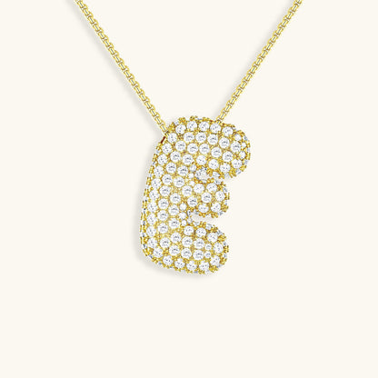 Collier initiale avec bulles Hailey