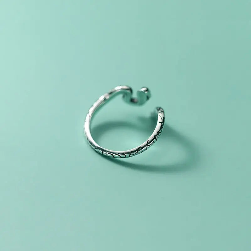 Bague Serpent Argent Sterling