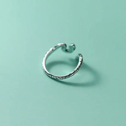 Bague Serpent Argent Sterling
