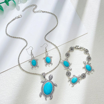 Coffret Bijou Tortue Turquoise