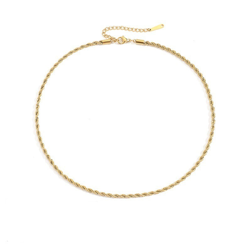 Collier chaîne tressée Olivia