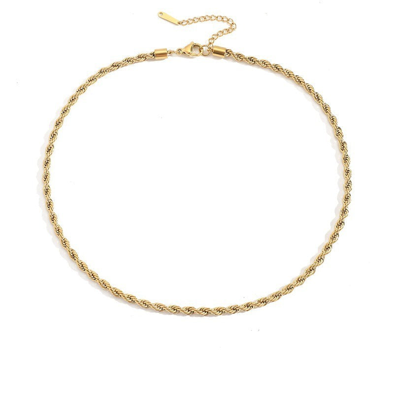 Collier chaîne tressée Olivia