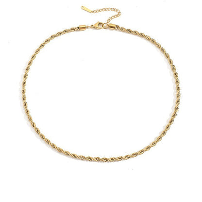 Collier chaîne tressée Olivia